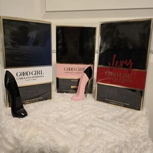 Carolina Herrera Black and Pink Heels